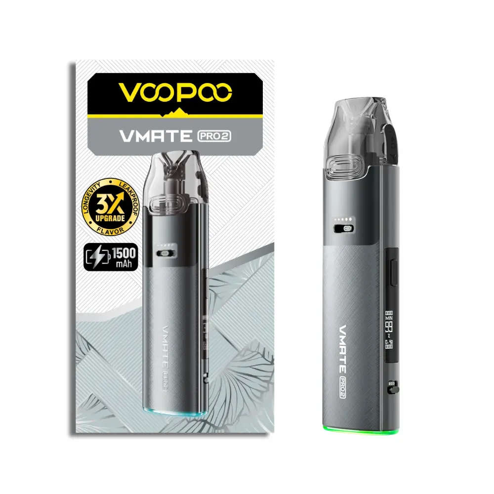 VOOPOO VMATE PRO2 注油主機｜30W雙模式・1500mAh快充｜台灣現貨 711到付